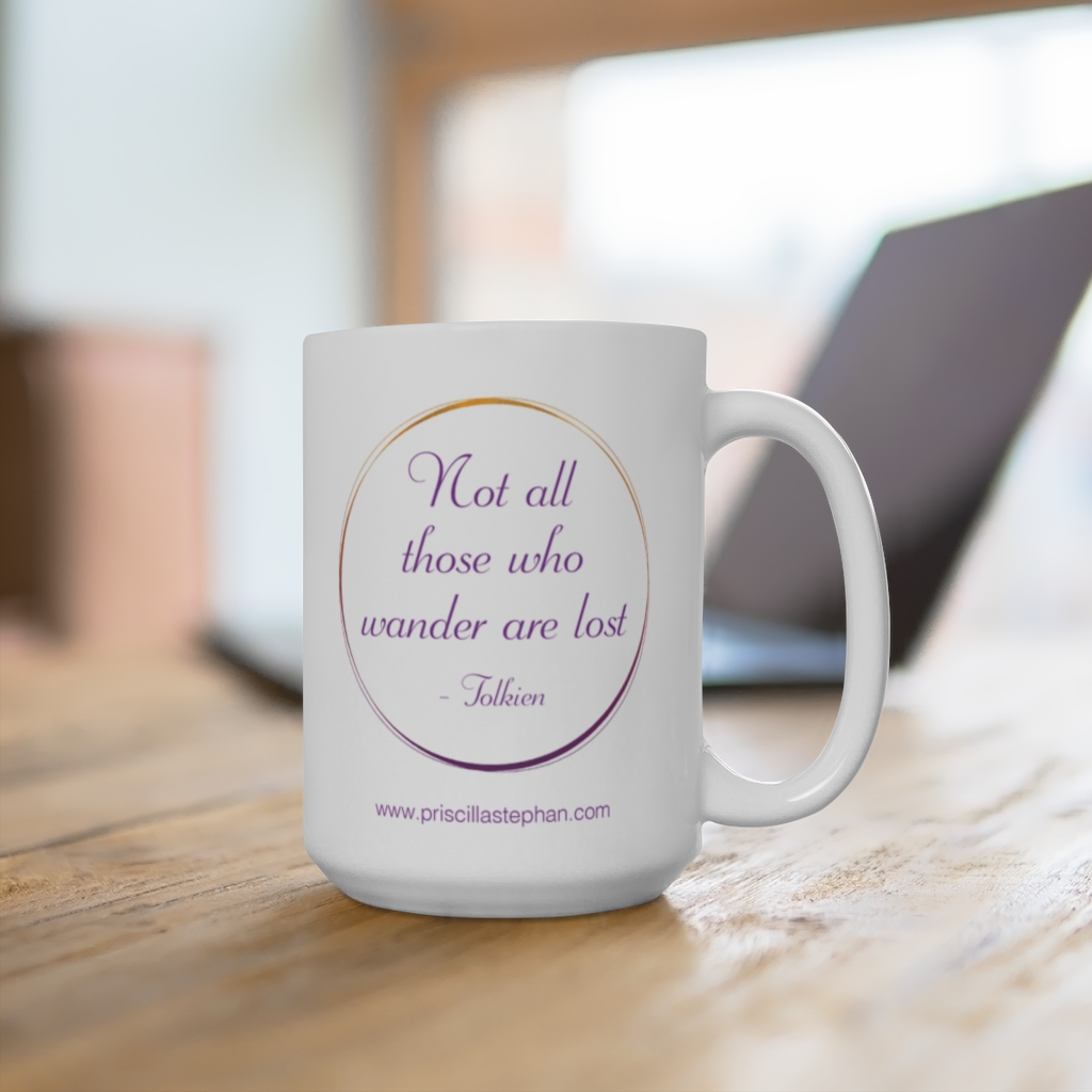 Soulfluent® Leadership Leadership Business Guide + Soulfluent® Explorer: "Not all those who wander are lost" 15oz mug - Image 6