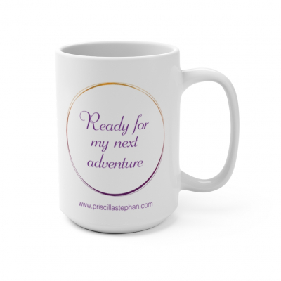 Soulfluent® Explorer: "Ready for my next adventure" (15oz mug)