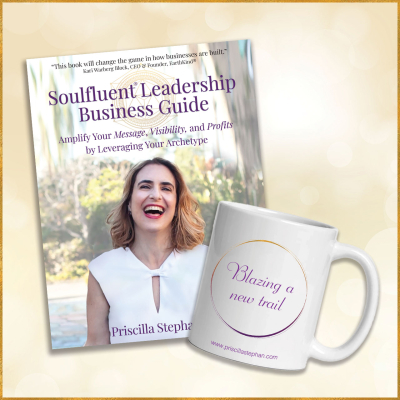 Soulfluent® Leadership Leadership Business Guide + Soulfluent® Visionary: "Blazing a new trail" 15oz mug