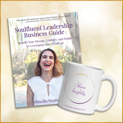 Soulfluent® Leadership Leadership Business Guide PDF + Soulfluent® Strategist: "Shine brightly" 15oz mug